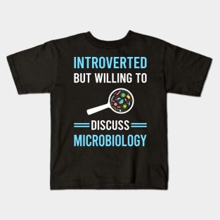 Introverted Microbiology Microbiologist Kids T-Shirt